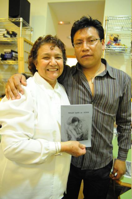 Ethel Sablich junto al autor
